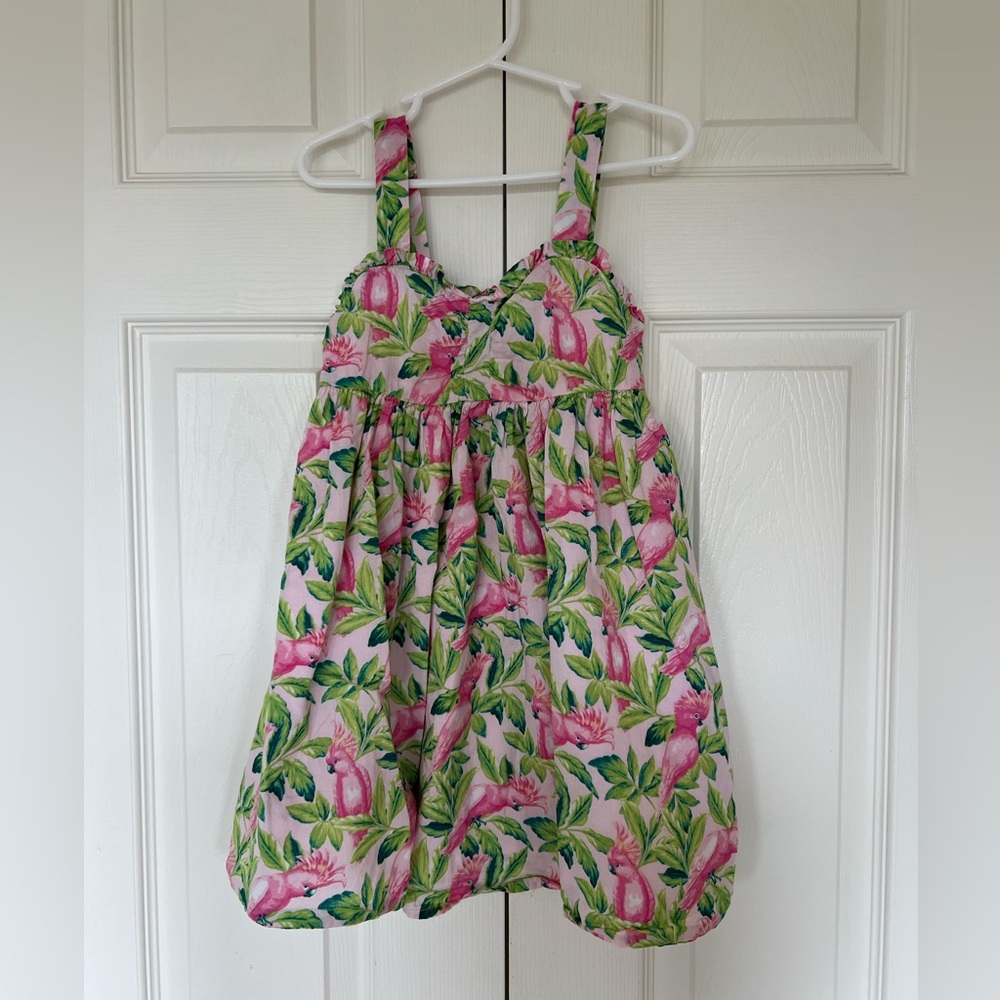 Floral Pink and Green Sundress Janie and Jack